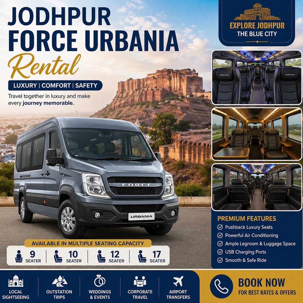 Jodhpur Force Urbania Tempo Traveller