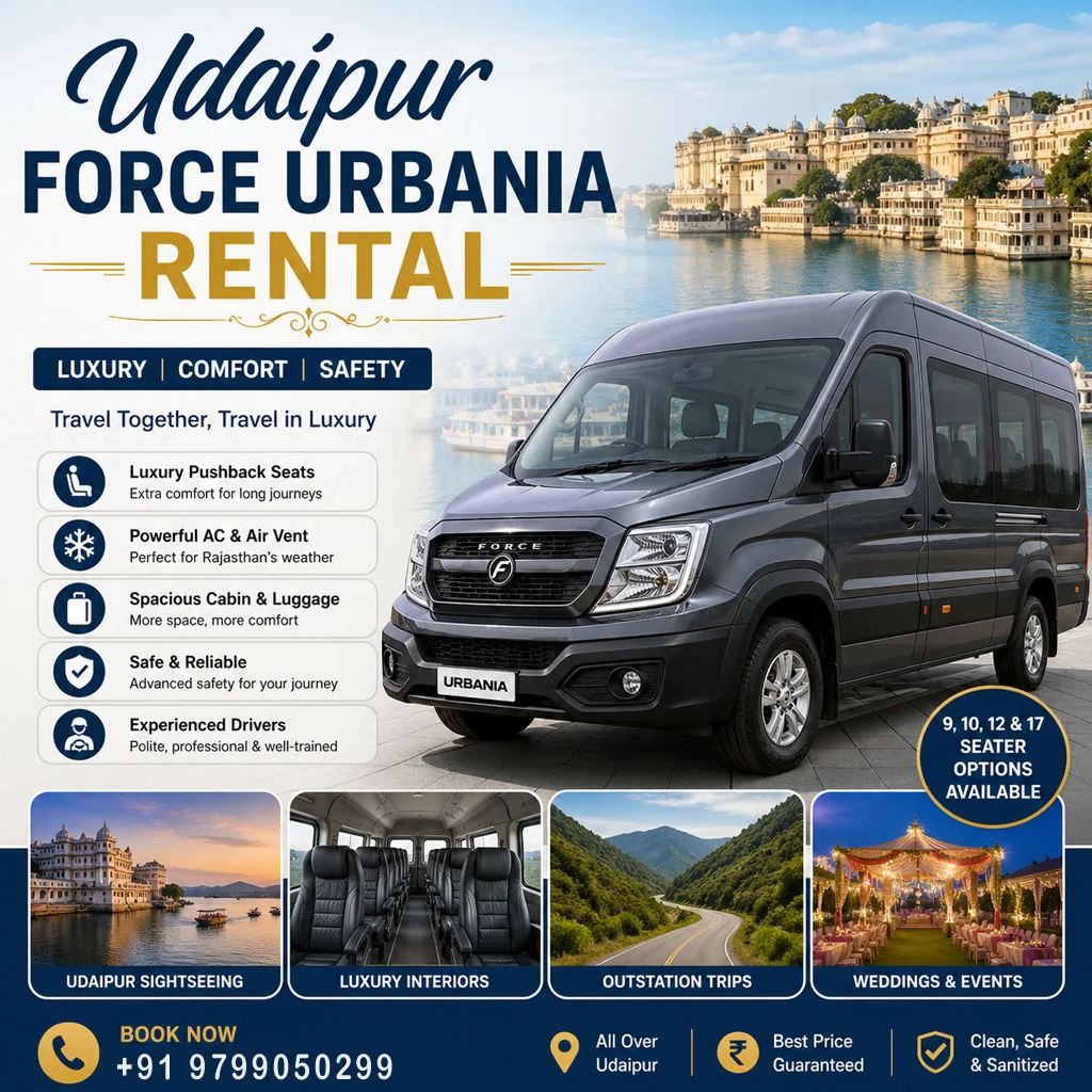 Udaipur Force Urbania Tempo Traveller